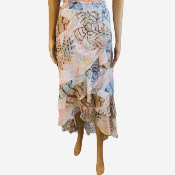 White House Black Market Dresses & Skirts - WHBM Ruffle Wrap Skirt NWT